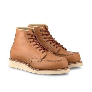 Red Wing 6” Classic Moc Boots, BNIB, Women’s Size 6.5